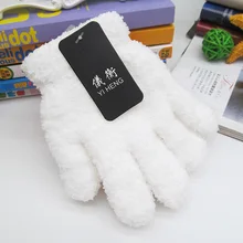 Милые детские перчатки для мальчиков и девочек, теплые зимние перчатки 72XC