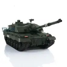 Henglong 1/16 темно-зеленый 6,0 обновления Challenger II RTR rc Танк 3908 металлических треков TH12896