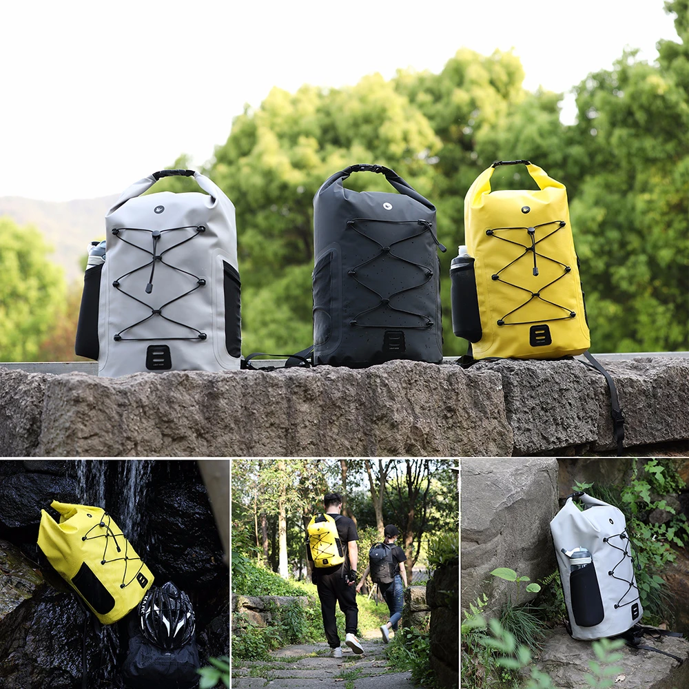 RHINOWALK Waterproof Cycling Bag Backpack 25L-35L Large Capacity Multi-function For Bicycle River Trekking Climbing Drifting | Спорт и