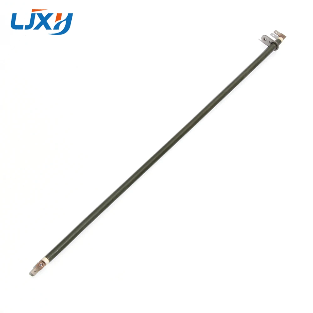 2 PCS 320/325/330/340/350mm Green Heating Element with Round Metal Sheet for Electric Oven Electric Heat Tube by Annealing