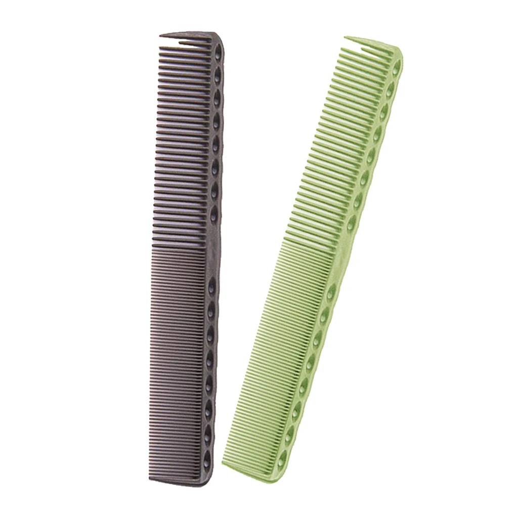2pcs Professional Barber Hairdressing Comb Hair Cutting Styling Combs