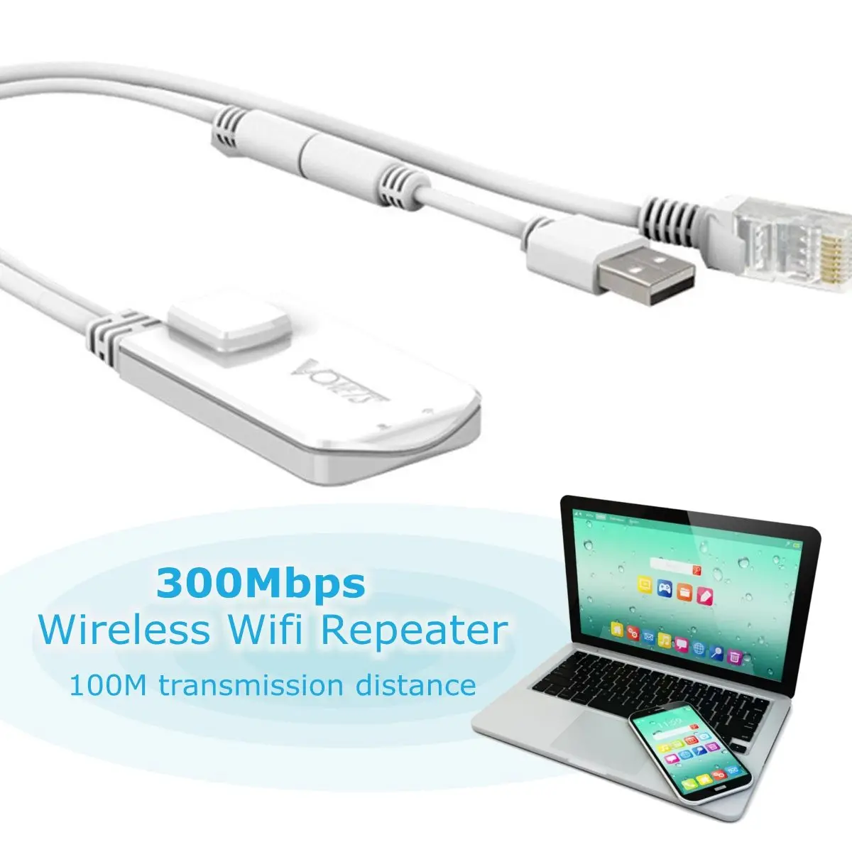 VAP11N-300 адаптер Ethernet-радио Dongle RJ45 Ethernet к WiFi беспроводной ретранслятор адаптер Кабельный усилитель точка доступа