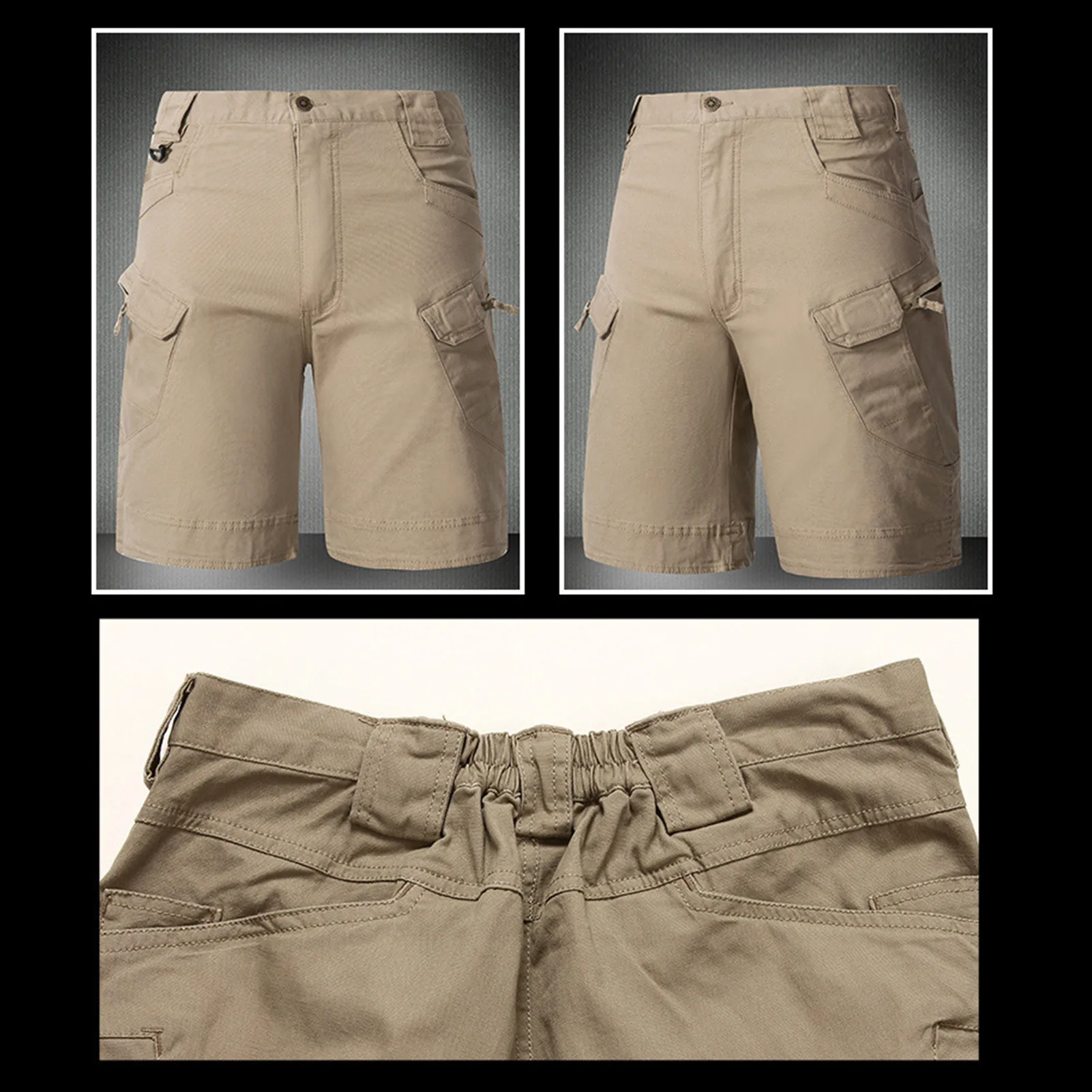 Tactical Short Pant Breathable Camouflage Shorts Summer Training Suits Soft Hiking Overalls Men Urban Military Cargo Shorts