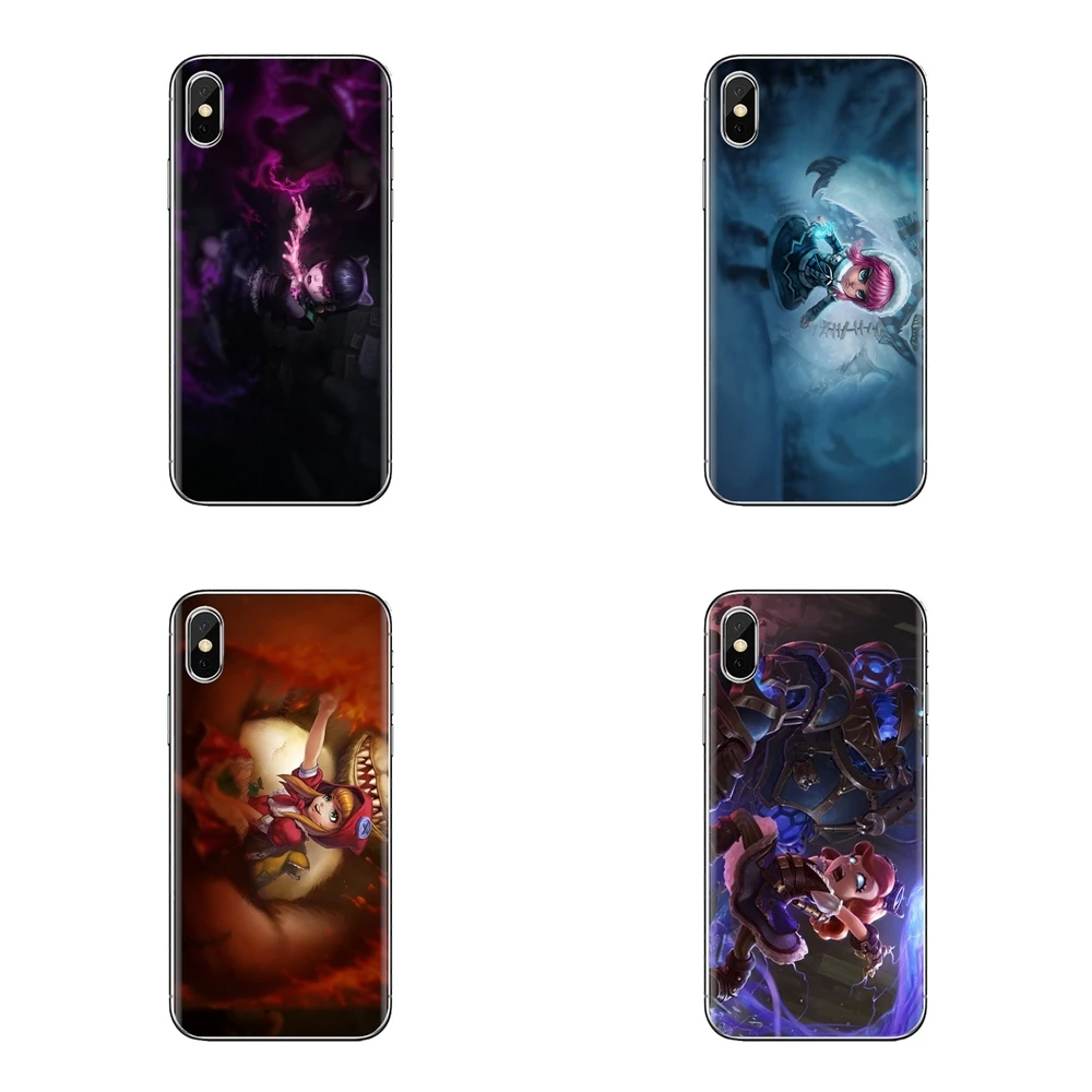 For Sony Xperia Z Z1 Z2 Z3 Z5 compact M2 M4 M5 C4 E3 T3 XA Huawei Mate 7 8 Y3II TPU Silicone Case League of Legends Game Evelynn |