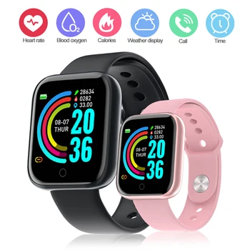 

2020 Smart Watch Women Men Smartwatch For Android IOS Electronics Smart Clock Fitness Tracker Silicone Strap Smart watch Hours