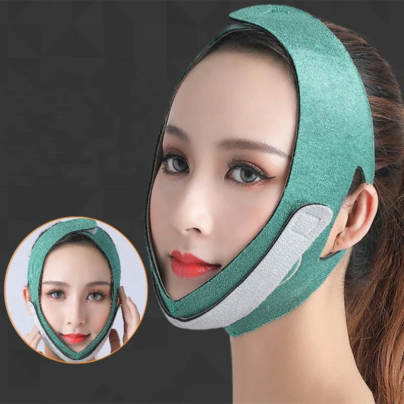 Face V Line Beauty Bandage V Line Belt Chin Cheek Slim Lift Up Fascia Antirughe Riduce Lo Strumento Di Sollevamento Del Viso A Doppio Mento