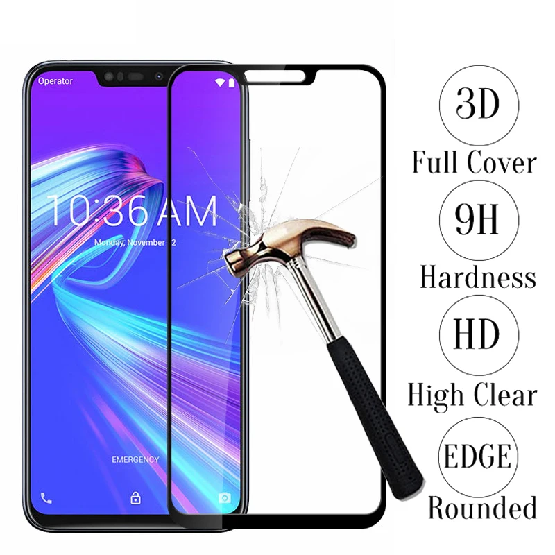 

For ASUS Zenfone Max Plus Pro M1 M2 ZB634KL ZB631KL ZB631KL ZB601KL ZB555KL ZB570TL 6 ZS630KL 5 ZE620KL ZS620KL Tempered Glass