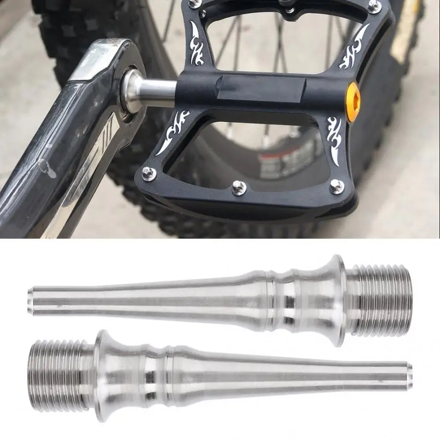 1 пара высококлассных роскошных титановых сплавов ножной сердечник педали шпинделя ось для Shimano M9000 замок педали Аксессуары для велосипеда