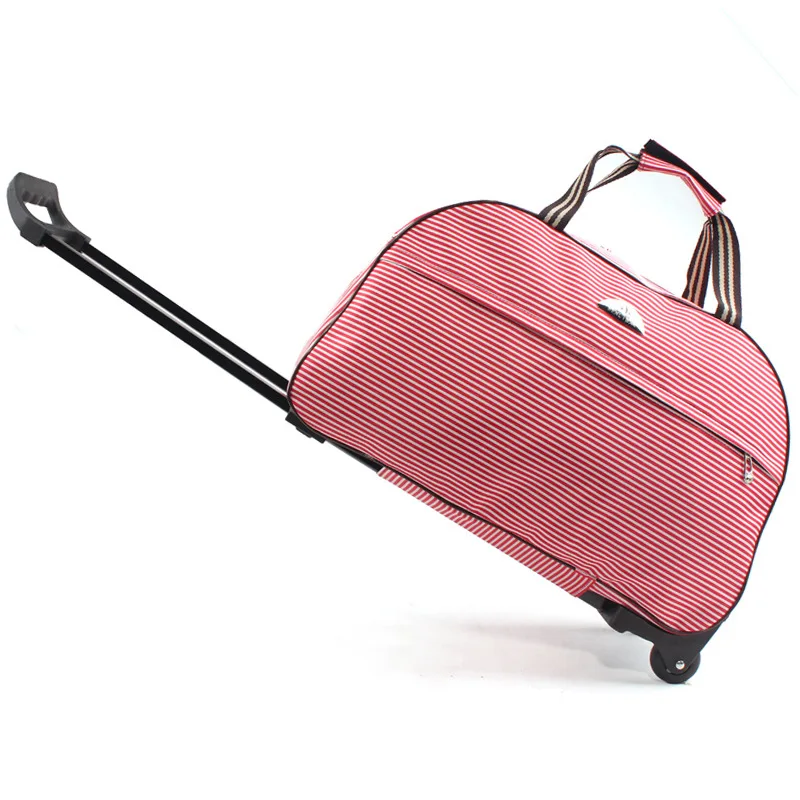 JULY'S SONG Luggage Bag Travel Duffle Trolley bag Rolling Suitcase Trolley Women Men Travel Bags With Wheel Carry-On bag - Цвет: 7