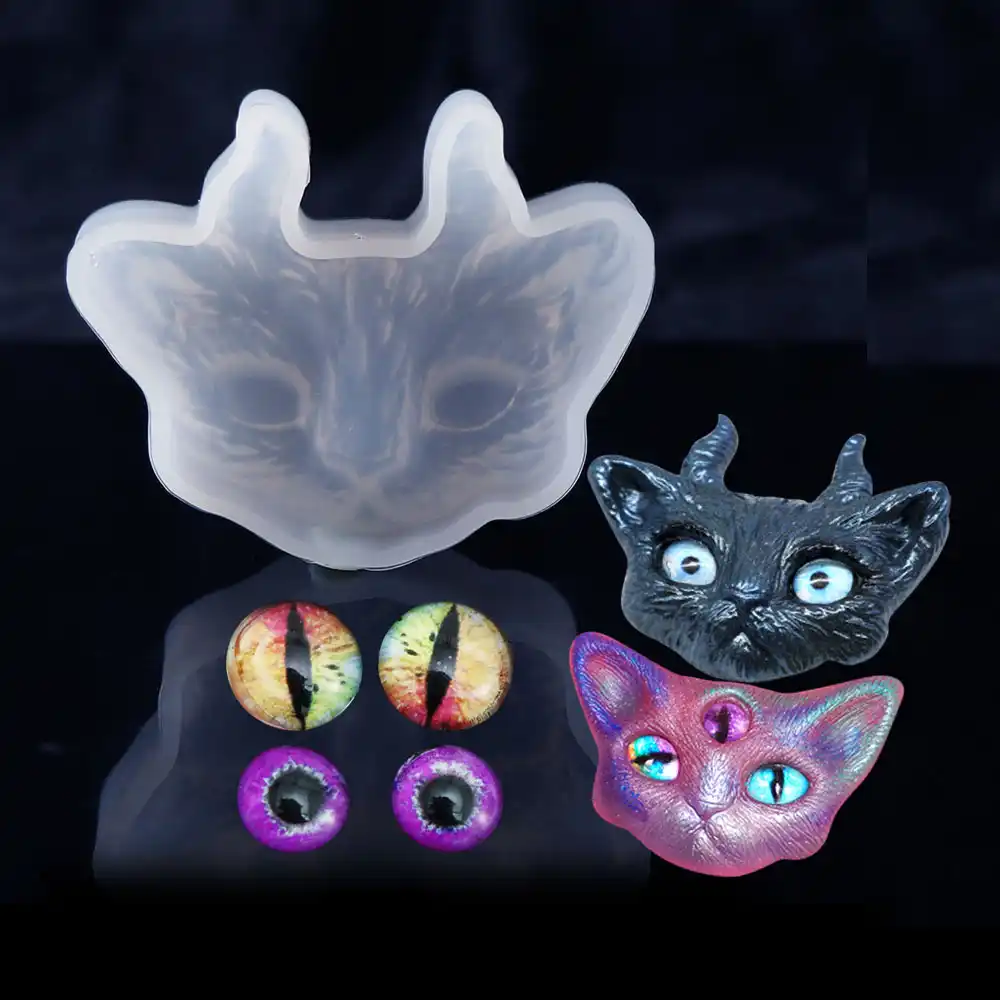 Yeux De Chat Et Bijoux Pour Caricatures Moule En Silicone Joli Moule En Resine Epoxy Moulage Cuisine Et Maison Petitonoordwijk Nl