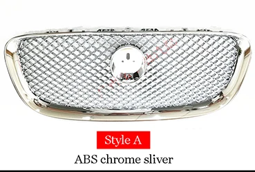 Style A Автомобильный Стайлинг Авто верхняя Передняя решетка решетки Замена для Jaguar XF 2012 2013 автозапчасти - Цвет: Style A