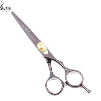 

Mr Rabbit 6" Japanese Steel Hair Cutting Scissors Barber Scissors Haircut Set Thinning Shears Black Hair Scissors Add Bag M1020
