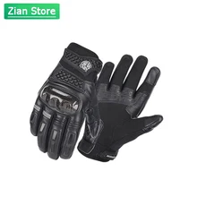 Мотоциклетные Перчатки, черные, для гонок, для велоспорта, с защитой от падения, из углеродного волокна, толстые, сохраняют тепло, ветрозащитные и водонепроницаемые зимние перчатки