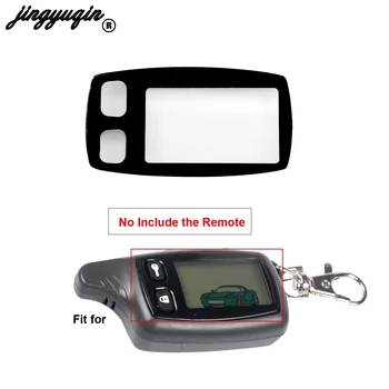 

jingyuqin TW9010/TW9030 Keychain Glass Remote Controller Fob LCD for Russian two way Tomahawk TZ9010/TZ9030/TW7010/TW9020