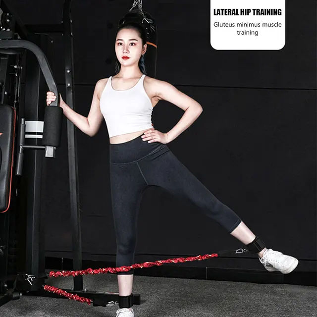 Booty Training Resistance Band Leg Hip Power Strengthen Pull Rope Belt System Cable Machine Gym Home Workout Fitness Equipment 4