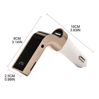 

G7 Handsfree Call Car USB Port 2.1A Charger Wireless Bluetooth MP3 Music Stereo K1KE
