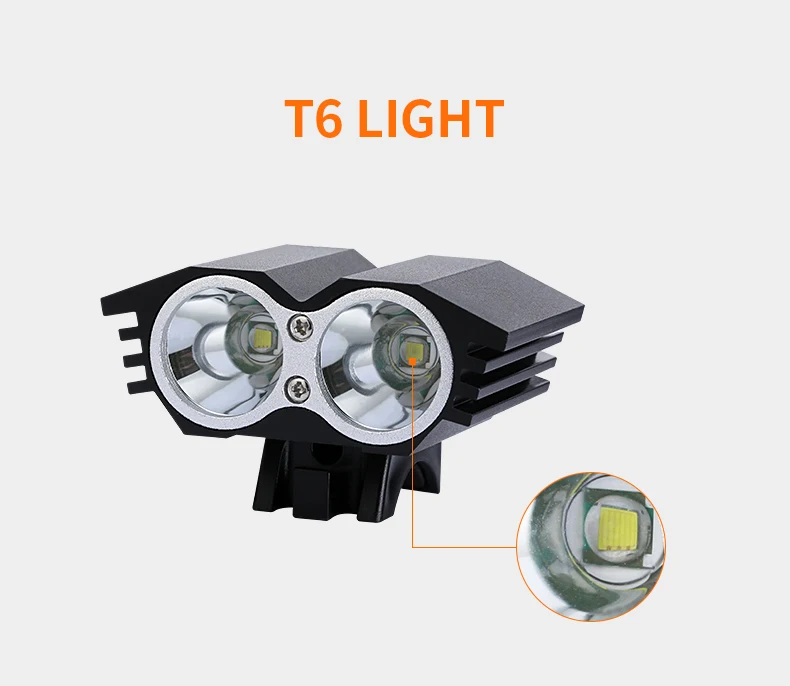 Top T6 LED Bike Light 12000 Lm 3 x XML 3 Modes Bicycle Lamp Headlight Cycling Torch bike light led flashlight for bike  Handlebar 1