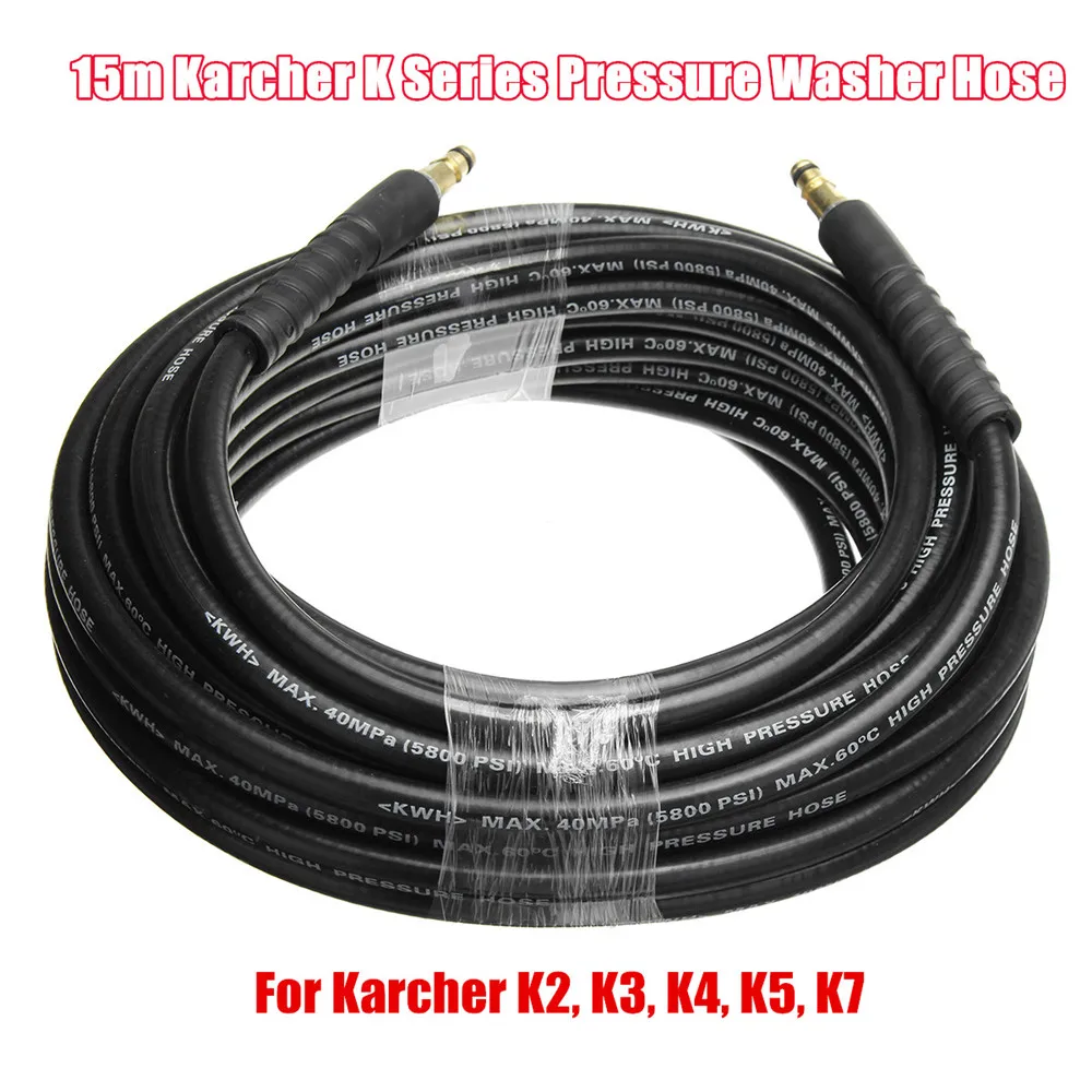 4/5/6/10/15/20M High Pressure Washer Pipe Hose Replacement For Karcher K 