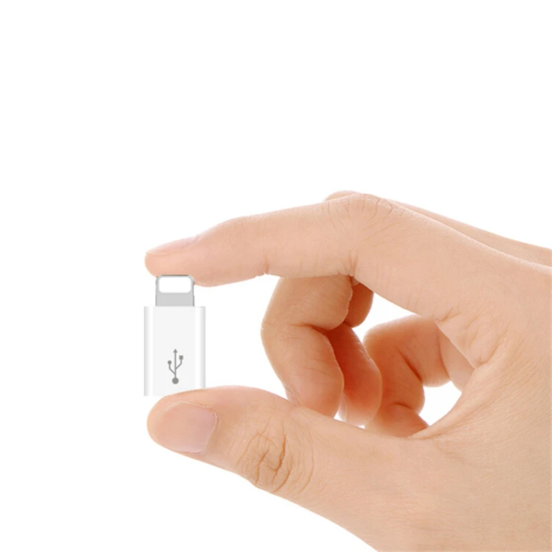 2 шт. разъем Micro USB Женский до 8 Pin Мужской зарядный адаптер кабельного штекера конвертер для i5 5S SE 6 6S 7 8 Plus X конвертер
