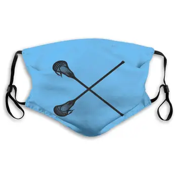 

Crossed Lacrosse Sticks Mouth Mask Face Mask For Men And Women Anti Pollution Half Face Mask Washable Reusable Muffle Mask For