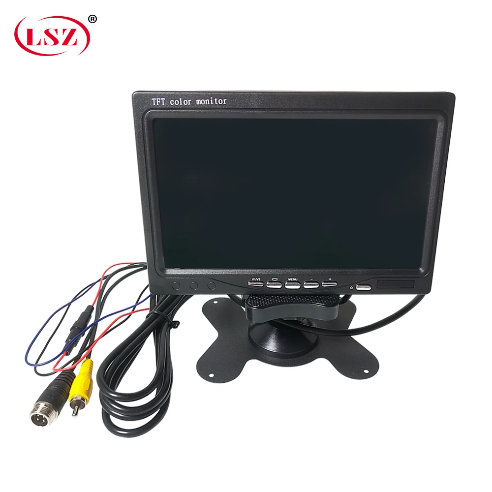 

LSZ Factory wholesale 7 inch car dvr recording monitor 12V-24V wide voltage design boat/bus/taxi
