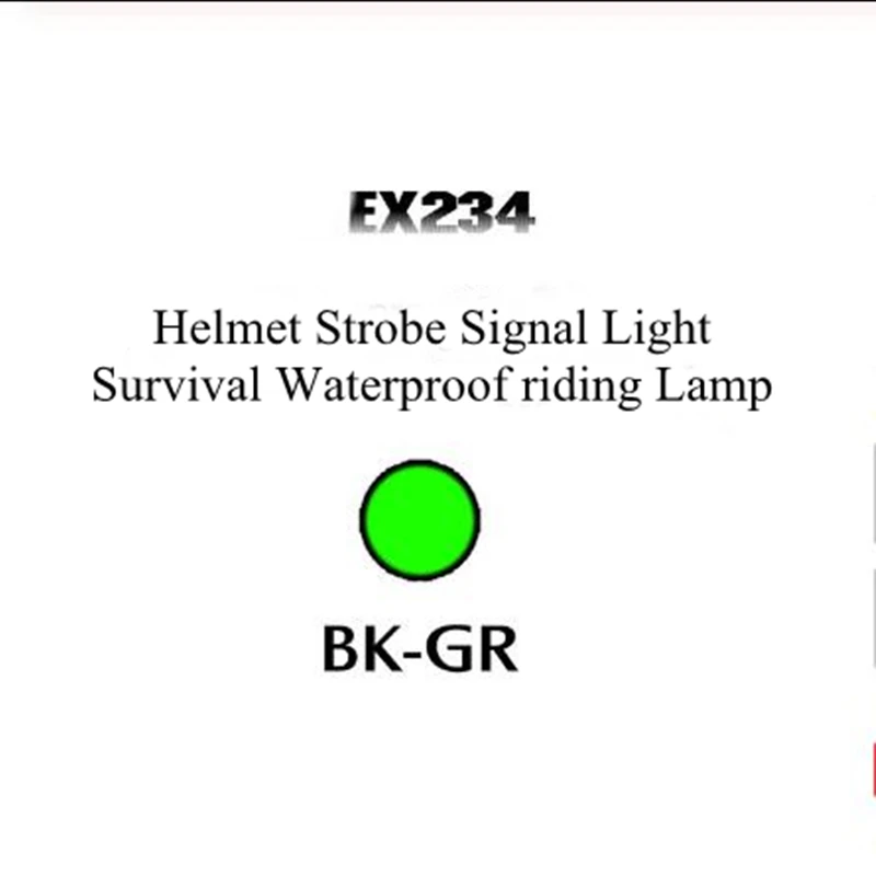 SEIGNEER тактика страйкбол руля сигнальный светодиод страйкбол сигнал Licht Sicherheit Lampe выживания водонепроницаемый для езды Лампа Волшебная лента - Цвет: BK-GR