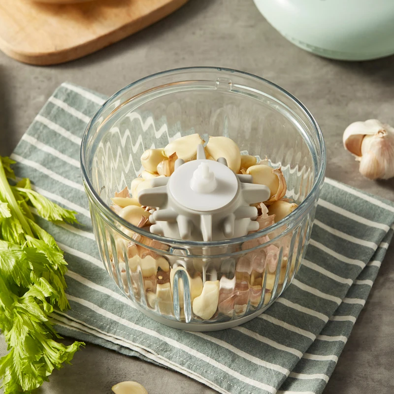 Kitchen Supplies Green Manual Blender Meat Machine Vegetable Cutter Round Slicer Home Gadgets Fleischwolf Meat Grinders EB50MG