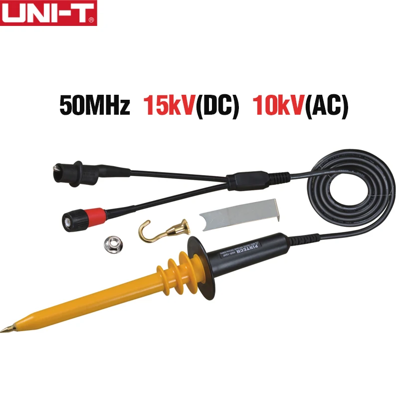 UT-P21 Oscilloscope Probe 50MHz 15kV Passive High Voltage Test Cable Attenuation 1000:1 | Инструменты