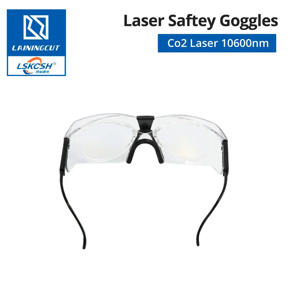 LSKCSH New type Laser Safety Goggles 10600nm Style B Shield Protection eyes glasses For CO2 Laser Cutting Engraving Machine