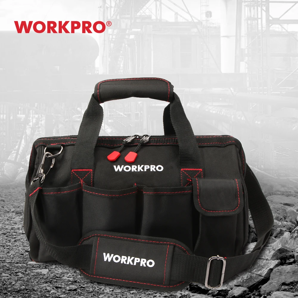 Сумка для инструментов WORKPRO наплечная многофункциональная сумка из полиэстера
