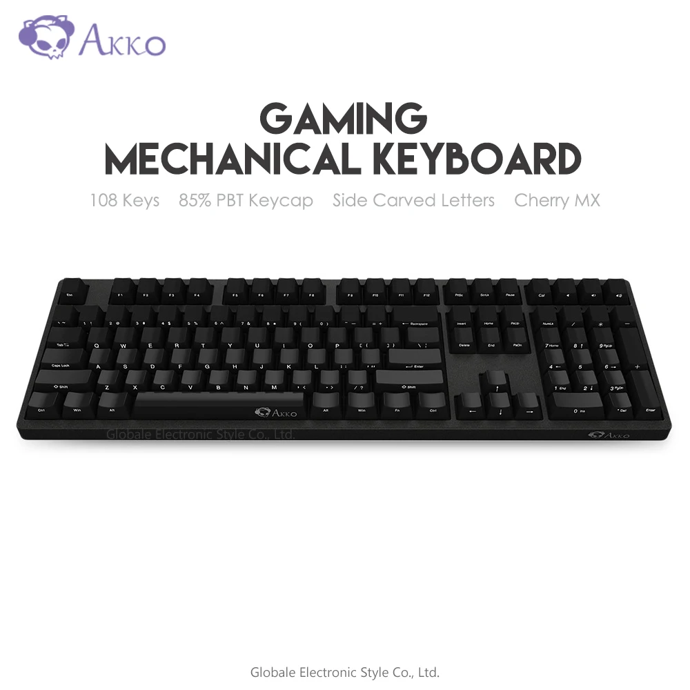 Оригинальная AKKO 3108 игровая механическая клавиатура с боковой резьбой 85% PBT 108 клавишами type-C USB проводной компьютерный геймер Cherry MX Переключатель