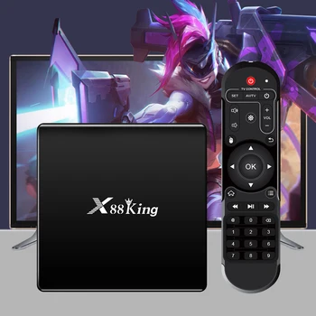 

X88 King Android 9.0 TV BOX S922X Mali-G52 LPDDR4 RAM4GB ROM128GB Set Top Box 2.4G/5G Dual wifi Bluetooth 5.0 1000M VS H96 Max