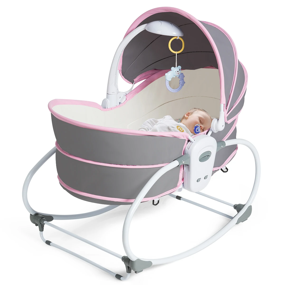 portable bassinet with canopy