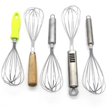 Кухня гаджеты ТВ Нержавеющая сталь взбивалка для яиц ручной венчик для взбивания бытовой яйцо-венчик взбиватель яиц
