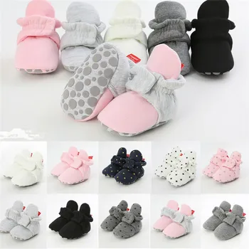 

Newborn Baby Soft Warm Crib Shoe Infant Boy Girl Boots Booties Prewalker 0-18M