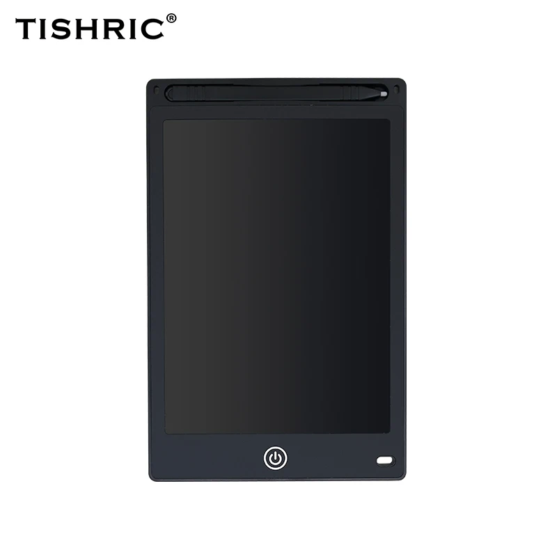 TISHRIC 1" 12 дюймов цветной экран ICD цифровой планшет для рисования для детей Детская игрушка блокнот Доска ручка стираемый графический планшет - Цвет: 8.5 inch Thick pen