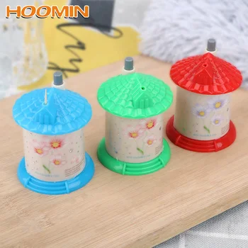 

HOOMIN Creative Toothpick Box Portable Automatic Fashion House Shaped Lovely Toothpick Holder Random Color