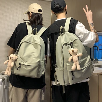 

Female Simple School Backpack Women Large Capacity School Bags 2020 New Ladies Bookbags for Teenage Girls Korean Travel Backpack