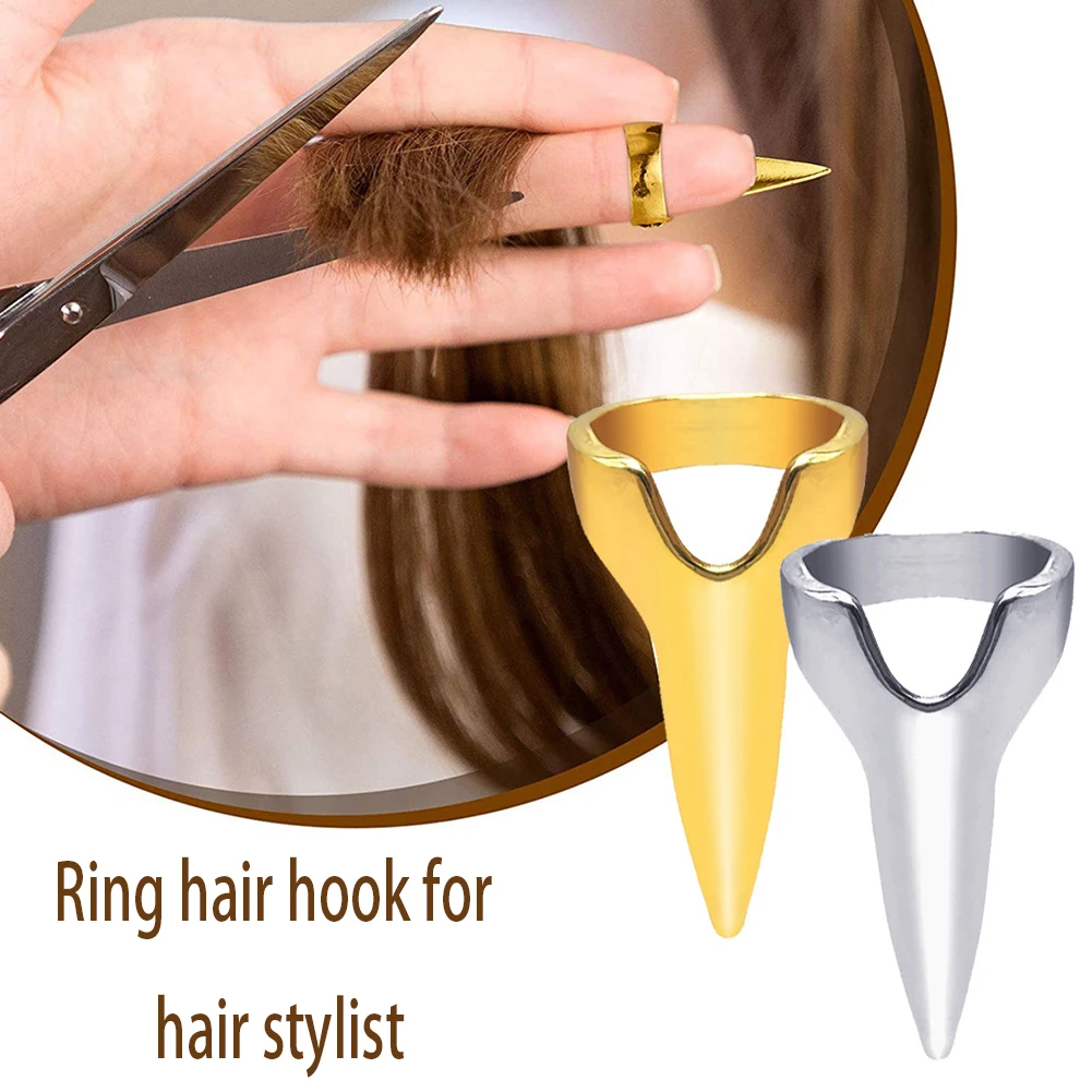 20pcs Hair Selecting Tools Metal Parting Ring Hair Sectioning Comb for