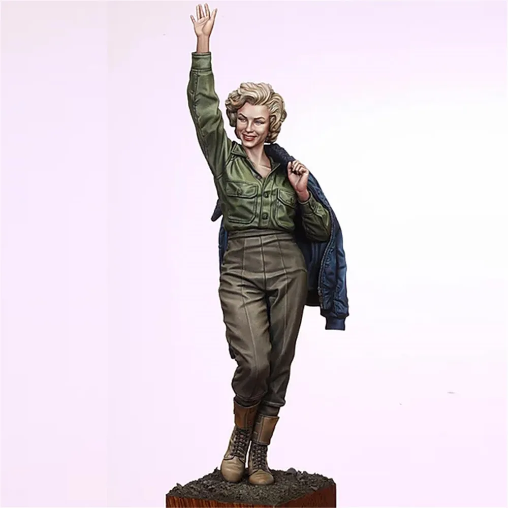 Полимерная фигурка 1/35 набор масштабных моделей приседаний Снайпер Женский