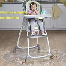 ПВХ моющиеся детские стульчики Круглый анти-грязный пол протектор Splat коврик подушка Дети Кормление игровой коврик