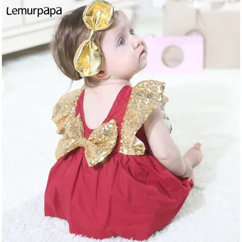 

Baby Girl Clothes Dress Overalls Toddler Kids Floral Backless Bandage Dresses summer Outfits 1-5Y