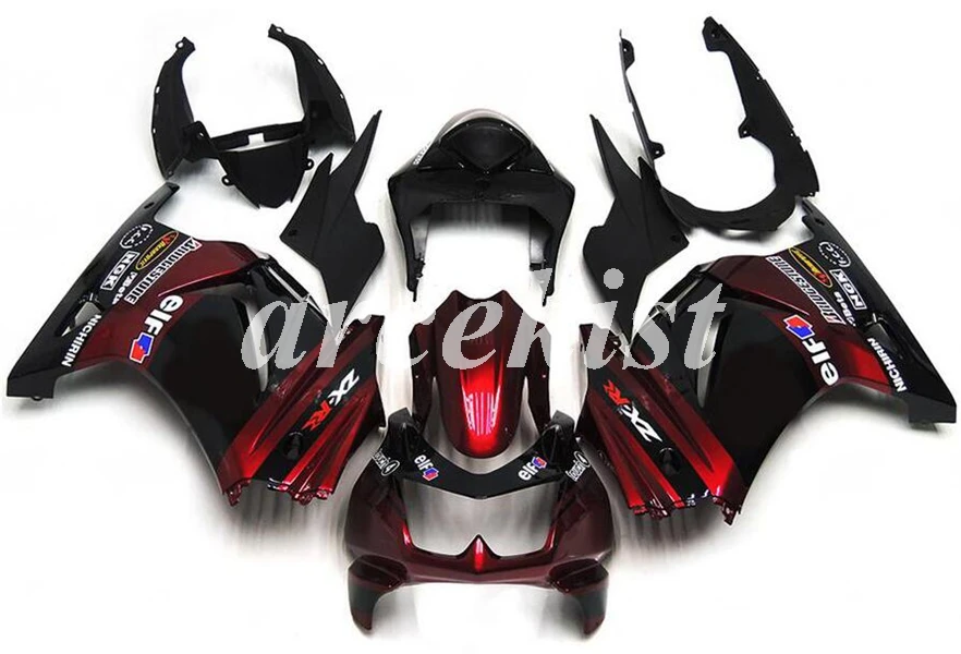 ABS Инжекционный обтекатель наборы для KAWASAKI Ninja 250 2008- ZX 250R спортивный мотоцикл Обтекатели набор EX250 08-14 винно-красный