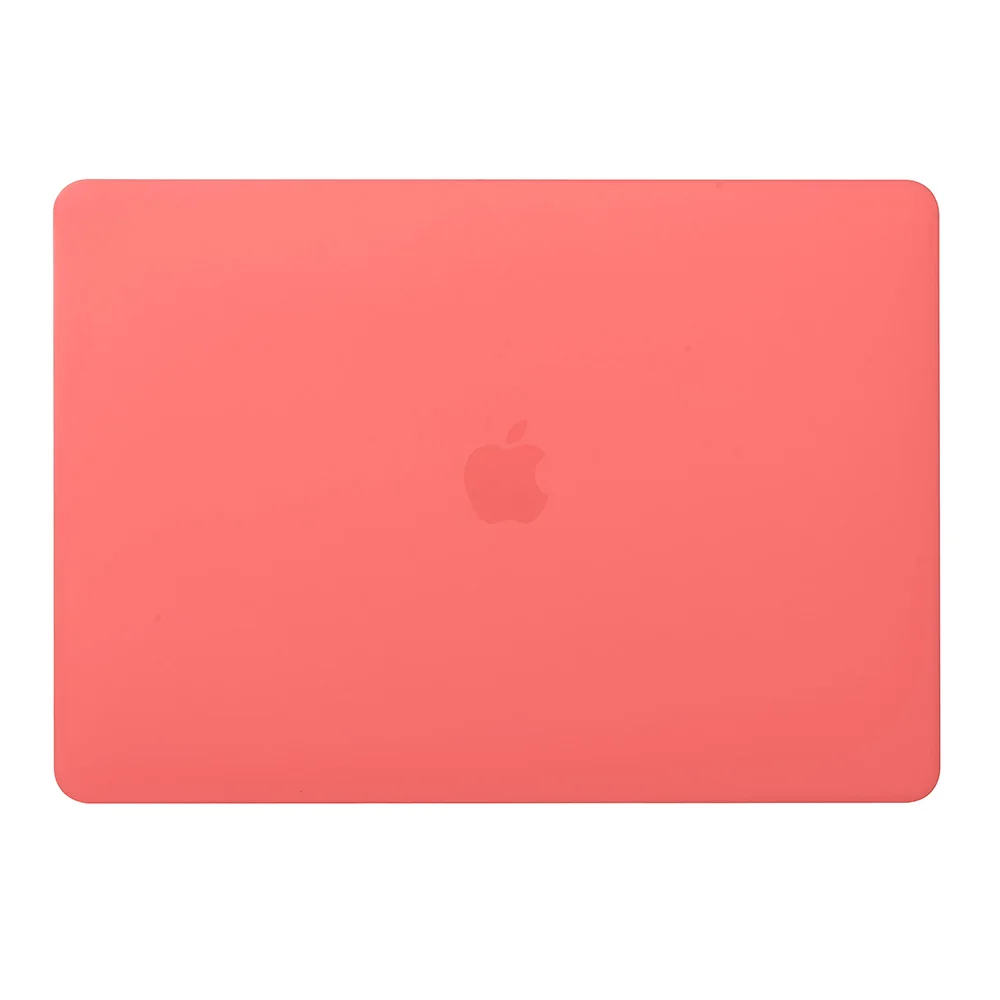 Чехол для ноутбука MacBook Air Pro retina 11 12 13 15 Mac Book 13,3 15,4 дюймов матовый чехол с сенсорной панелью для Apple Air Pro 11 12 13 - Цвет: Coral Orange