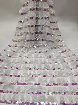 

Amazing African party lace French net lace fabric for dress PAN229(5yards/pc)