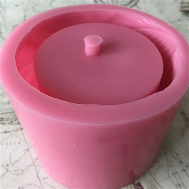 Cement Cactus Planter Mould 3d Round Leaf Flower Pot Stone Concrete Molds For Flowerpot Making Clay Molds Aliexpress