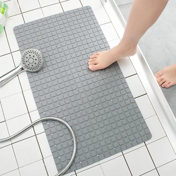 

Simple Non-slip bath mat Environmentally friendly PVC material Comfortable lattice bathroom mat Toilet bath tub splice Foot pad