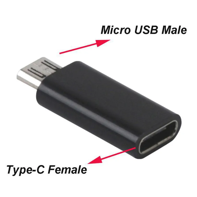 Прямая адаптер для мобильного телефона type-C мужской разъем для Micro USB 2,0 Женский USB 3,1 конвертер данных адаптер для samsung 9926