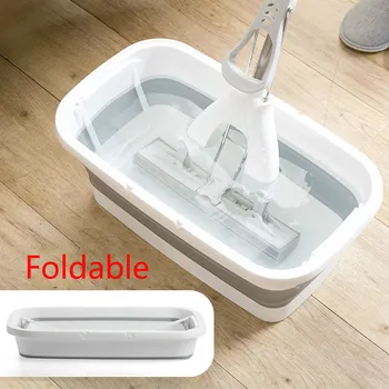 

Portable folding mop bucket outdoor car wash bucket With Handle plastic household large mop cleaning storage barrels mx10121731