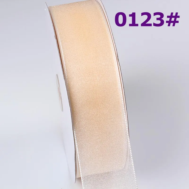 Organza Ribbon 10Meters/Roll Gift Wrapping DIY Wedding Party Decoration Christmas Silk Ribbons Lace Fabric